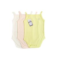 Set De 3 Bodies Con Tirantes Para Niña Talla 0-6 Meses - Cantel