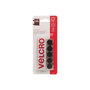 Velcro Multiuso Tipo Circular Negro 5/8 Plgx5/8 Plg