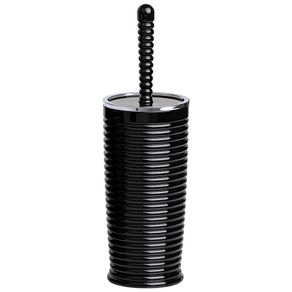 Cepillo Para Baño Elegance Negro Cromado - Viva