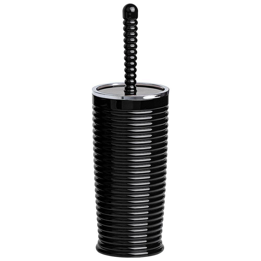 Cepillo para Baño Elegance Negro Cromado Cepillo de Baño Elegance de Plástico Color Negro…