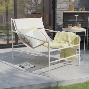 Silla Reclinable Nilo Blanca de Jardín