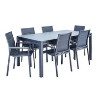 Silla Orion Con Brazos Gris Aluminio 58.5x56.5x90 Cm - Naterial