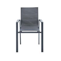 Silla Orion Con Brazos Gris Aluminio 58.5x56.5x90 Cm - Naterial
