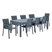 Silla Orion Con Brazos Gris Aluminio 58.5x56.5x90 Cm - Naterial