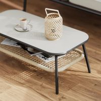 Set de Muebles Etos Beige para Jardín 4 Piezas