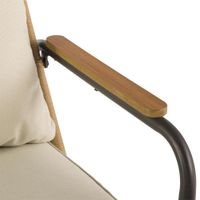 Set de Muebles Etos Beige para Jardín 4 Piezas