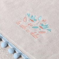 Toalla De Manos Gris Aves 63.5x38 Cm - Viva