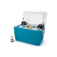 Hielera Cuadrada Azul Océano 45 L - Coleman