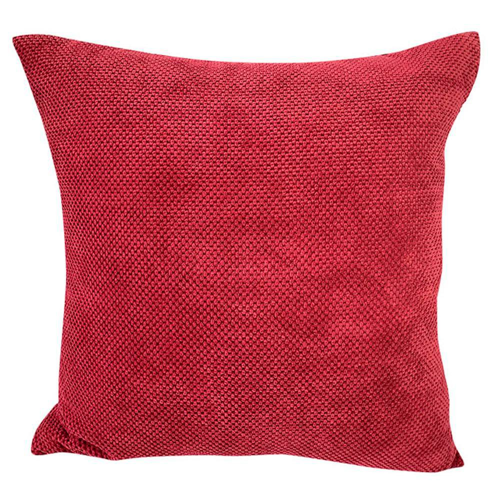 Cojín Relleno 40 x 40 cm Color Corinto Textura Gruesa