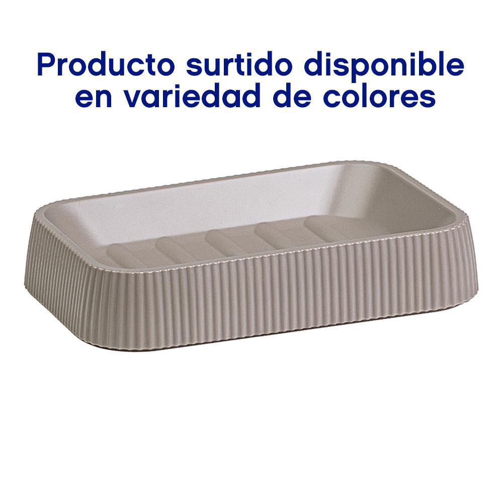 Jabonera Stella Diseño Texturizado Colores Surtidos