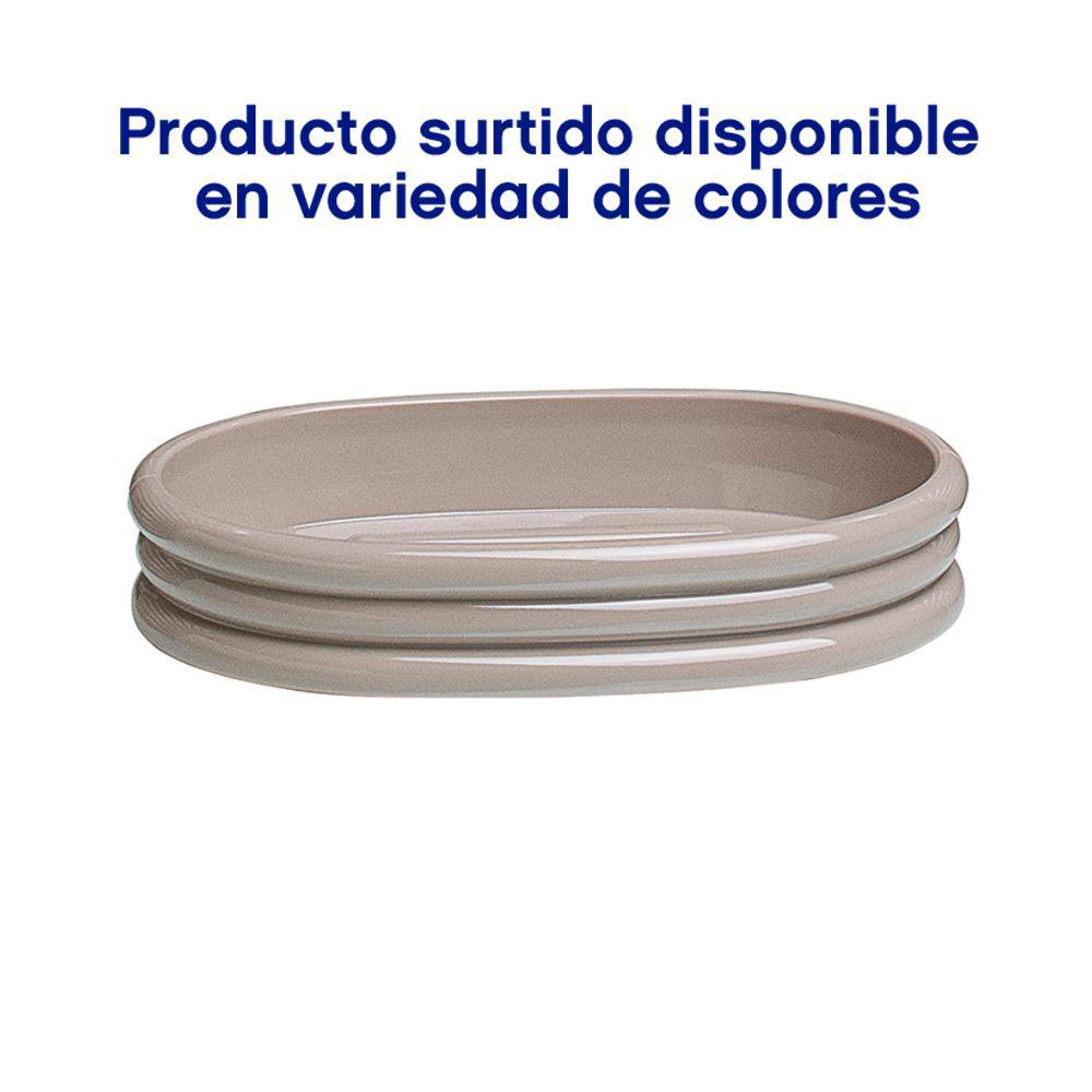 Jabonera de Plástico Elegance Colores Surtidos