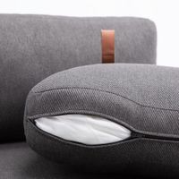 Sillón de Exterior Negro 1 Persona 82x61x82 Cm - Naterial