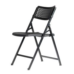 Silla Plegable Aiden Negra 50.6x52.1x81 Cm - Newstorm