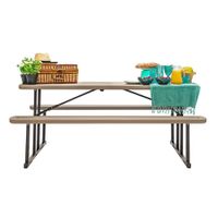 Set-de-mesa-y-bancas-plegables-Montaña-para-exteriores