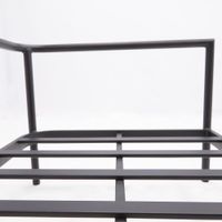 Sillón de Esquina Exterior Negro 1 Persona 82x82x61 Cm - Naterial
