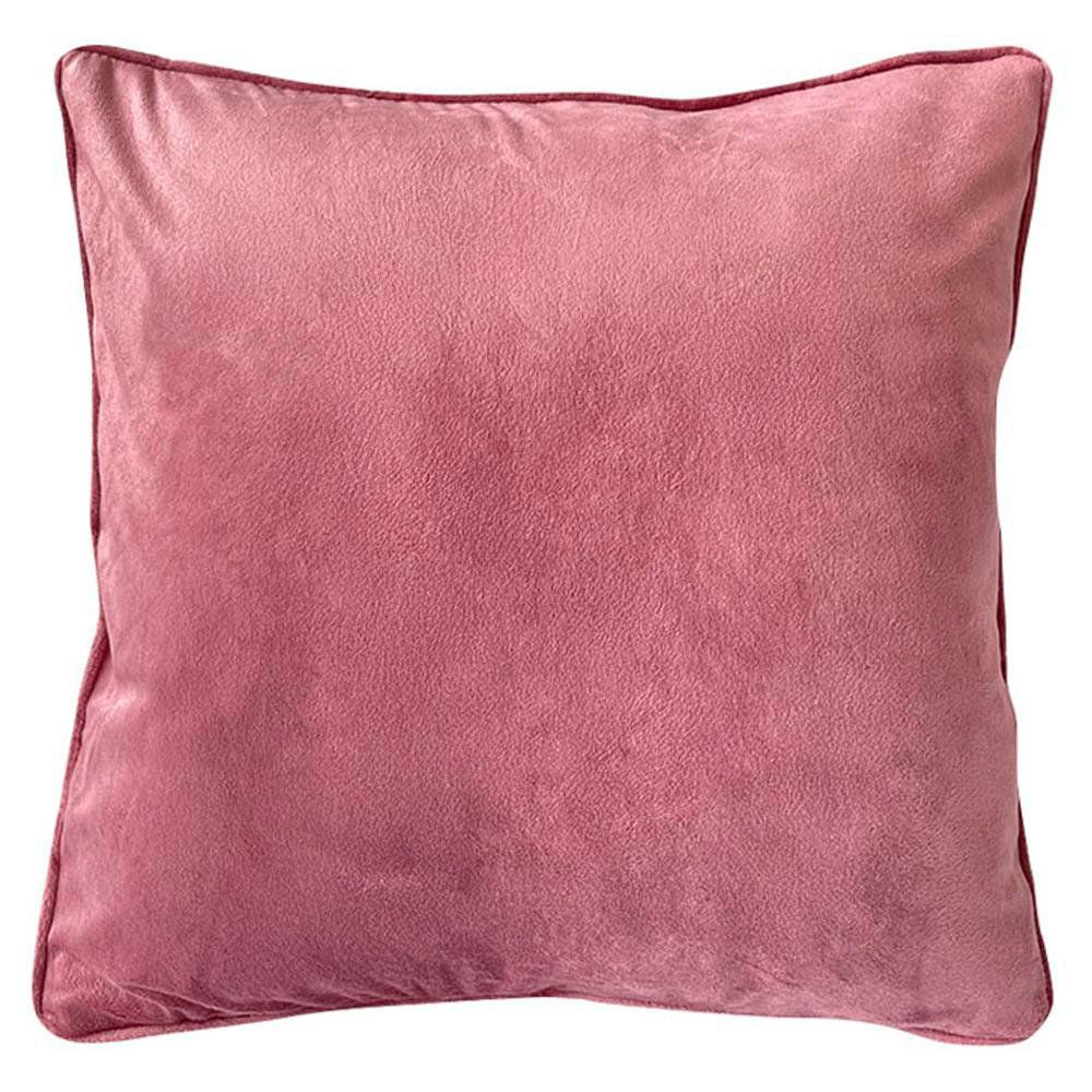 Cojín Relleno 40 x 40 cm Color Rosa Diseño Liso Cojín Relleno Decorativo Cuadrado Rosa 40…