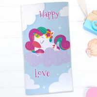 Toalla De Algodón Diseño Unicornio 30X60 Plg - Kaufman
