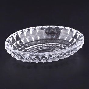 Jabonera Plástica Crystal Transparente - Sensea