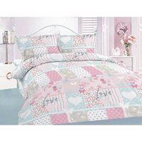 Set De Cubrecama Love Matrimonial Multicolor - Koala