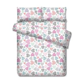 Set De Sábanas Corazones Matrimonial - Koala