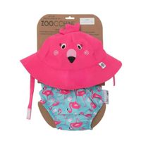 Sombrero Y Traje De Baño De 1 Pieza Para Niña Talla 12-18 Meses - Zoocchini