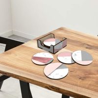 Set De 4 Posavasos Circulares - Fuun Creations