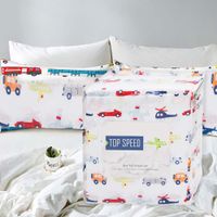 Set De Sábanas Estampado Transportes - Dream Kids Varios Tamaños
