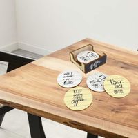Set De 4 Posavasos Coffee - Fuun Creations