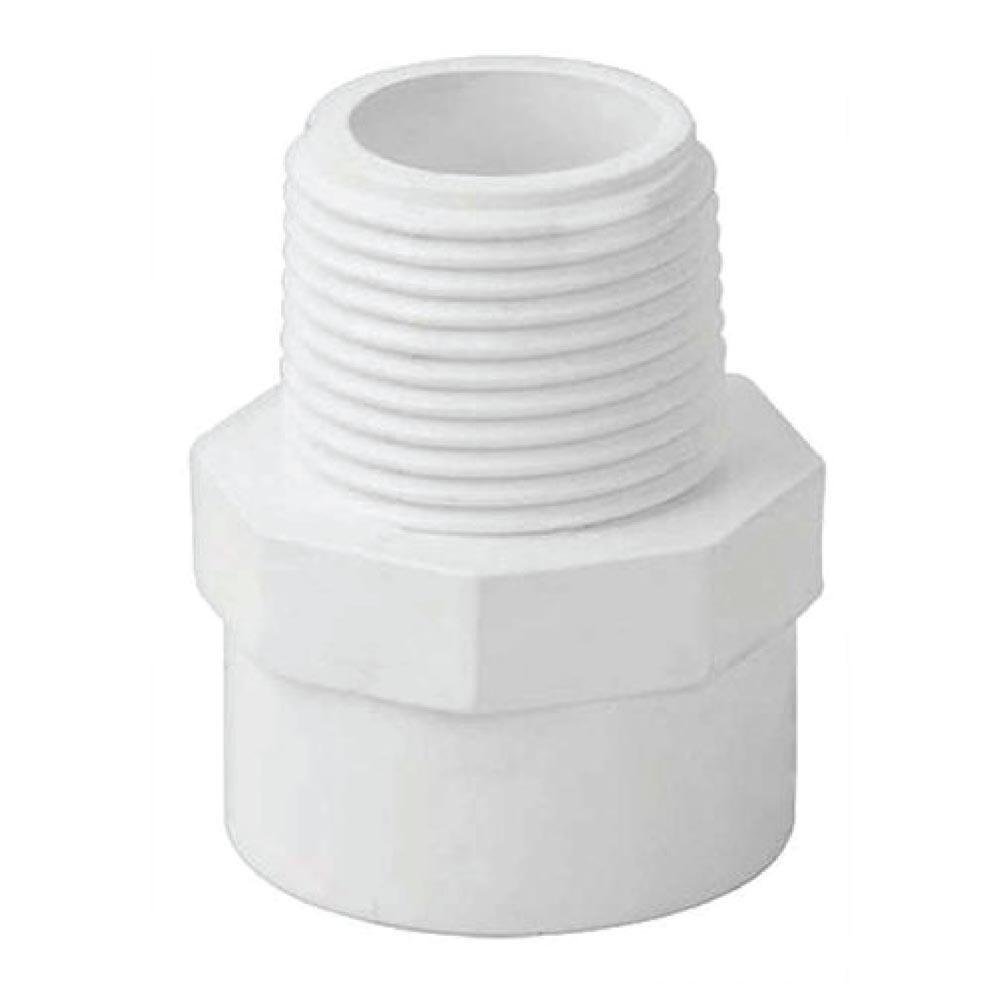 Adaptador Macho de PVC con Rosca de 2 1/2 Plg