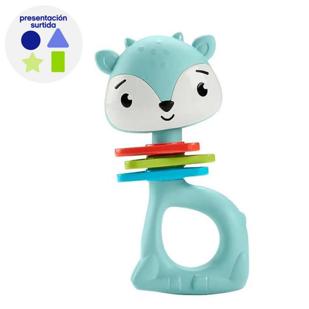 Sonajero Sensorial Safari - Diseños Surtidos Sonaja De Safari Diseños Surtidos - Fisher Price