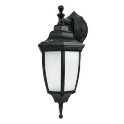Farol Pared Negro Led 8W 340Lm - Volteck