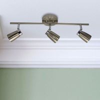 Lámpara De Techo Pared Satín Niquelado 60W - Z