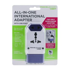 Adaptador 1A Usb Todos En Uno Con Protec
