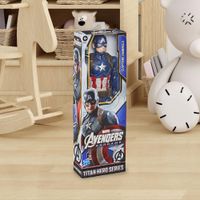 Avengers Captain America Titan Hero 12 Plg Figura para Niños de 4 Años