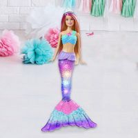 Barbie Sirena Con Luces Y Brillos - Barbie