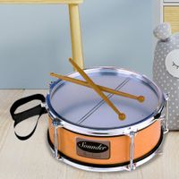 Tambor Metalizado Con Cinta Bandolera Y Baquetas - Reig