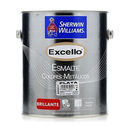 Excello Esmalte MetáLico Plata 1Gal - Sherwin Williams