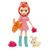 Polly Pocket Lila Y Su Mascota - Mattel