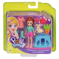 Polly Pocket Lila Y Su Mascota - Mattel