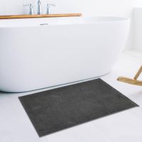 Alfombra De Baño Gris 50x80 Cm - Livim Natural Home