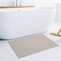 Alfombra De Baño Gris 50x80 Cm - Livim Natural Home