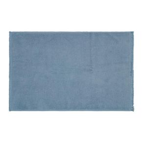 Alfombra De Baño Azul Humo 50x80 Cm - Livim Natural Home