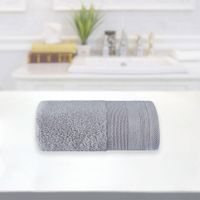 Toalla De Algodón Gris Claro - Livim Natural Home Varios Tamaños