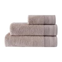 Toalla Taupé De Algodón - Livim Natural Home Varios Tamaños