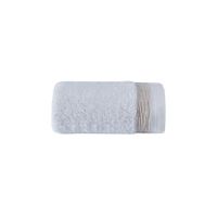 Toalla de Algodón Blanco y Beige - Livim Natural Home Varios Tamaños