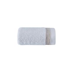 Toalla de Algodón Blanco y Beige - Livim Natural Home Varios Tamaños