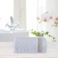 Toalla de Algodón Blanco y Beige - Livim Natural Home Varios Tamaños