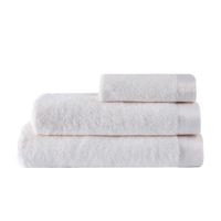 Toalla De Algodón Blanco Perla - Livim Natural Home Varios Tamaños