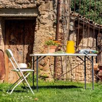 Mesa Plegable De Exterior 122X61X54 Cm - Newstorm