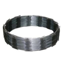 Rollo De Alambre De Seguridad Razor Ribon De Acero Galvanizado 12.84 M